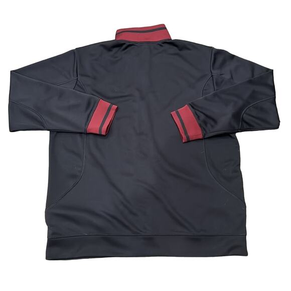 Nike Men's Arizona State Sun Devil Dri Fit Track Jacket Black Burgundy Size XL - Picture 2 of 7